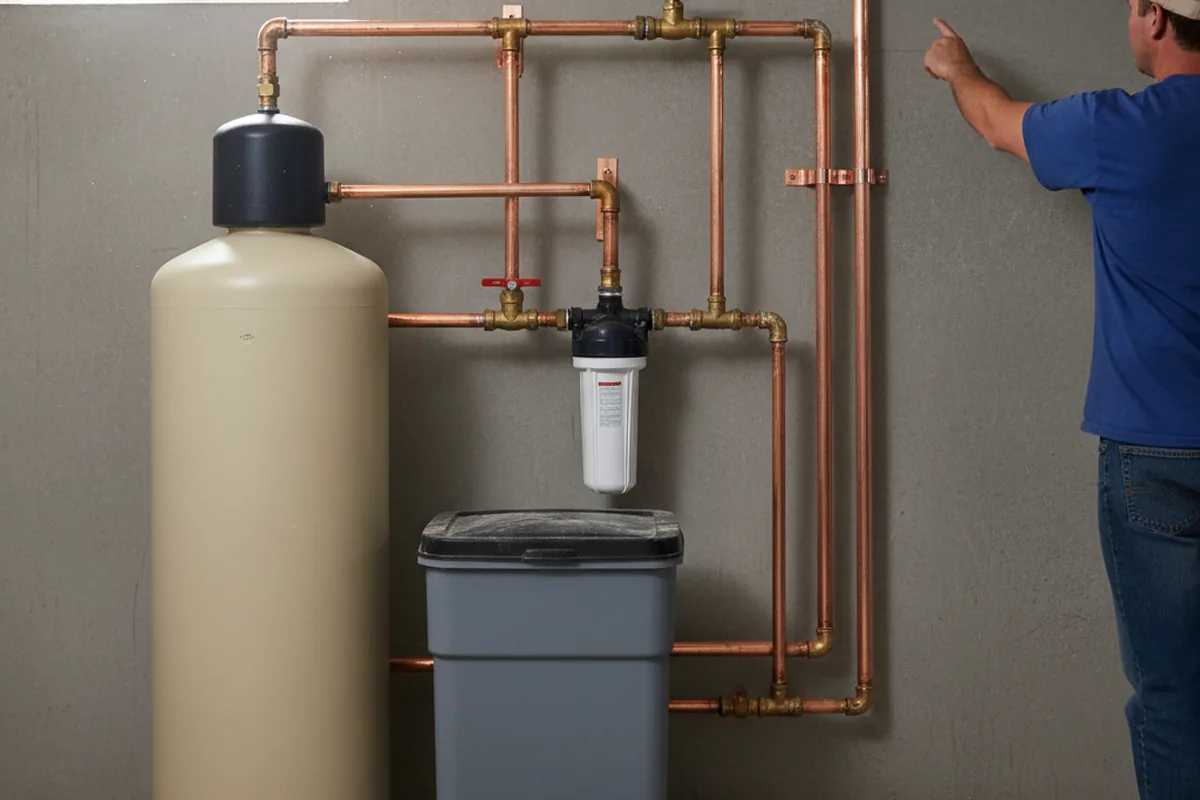 Whole-house water treatment system installed in Stone